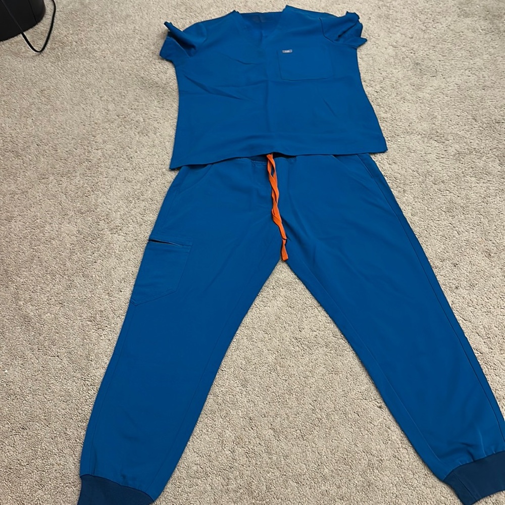 Figs Alps Blue scrubs